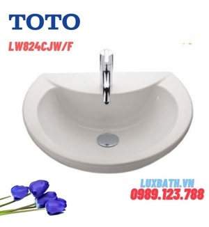 Chậu bán âm bàn Toto LW824CJW/F