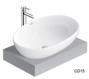 Chậu rửa bàn đá Viglacera CD15