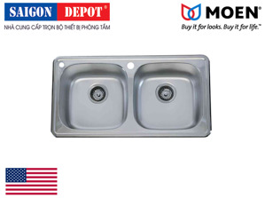 Chậu bếp 2 hộc Moen MCL314