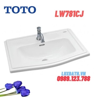 Chậu đặt dương vành Toto LW781CJ