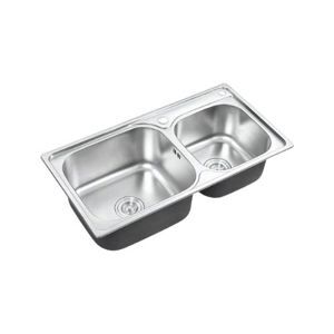 Chậu Inox SUS304 2 hố Eurolife EL-C7843