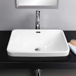 Chậu lavabo âm bàn dương vành KB-347