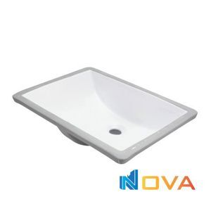 Chậu lavabo âm bàn sứ trắng Navier NV-420