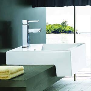 Chậu lavabo bán âm bàn ATMOR AT4034C