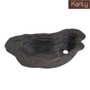 Chậu lavabo bằng đồng Kanly BS005 (BS-005)