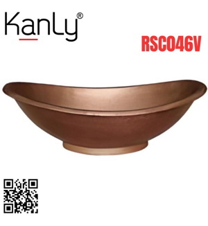 Chậu lavabo bằng đồng Kanly RSC046V