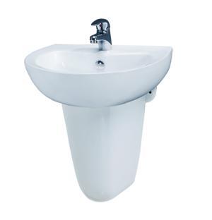 Chậu lavabo Caesar L2150+P2443