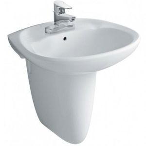 Chậu lavabo chân lửng inax L-284V & L-284VC