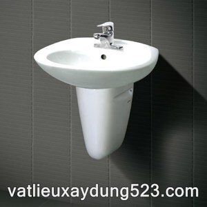 Chậu lavabo chân lửng inax L-284V & L-284VC