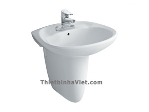 Chậu lavabo chân lửng inax L-284V & L-284VC