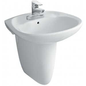 Chậu lavabo chân lửng inax L-284V & L-284VC