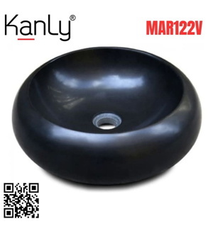 Chậu lavabo đá tự nhiên Kanly MAR122V