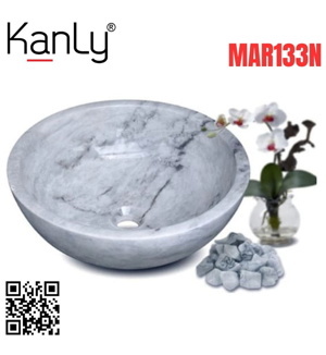 Chậu lavabo đá tự nhiên Kanly MAR133N