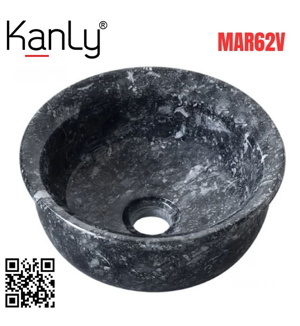 Chậu lavabo đá tự nhiên Kanly MAR62V