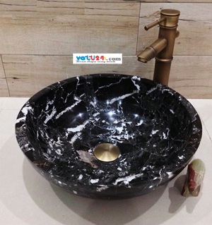 Chậu lavabo đá tự nhiên Kanly MAR15