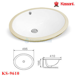 Chậu lavabo đặt bàn Kassani 9610