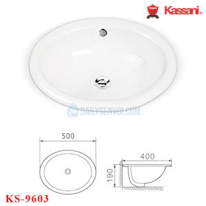 Chậu lavabo đặt bàn Kassani 9603