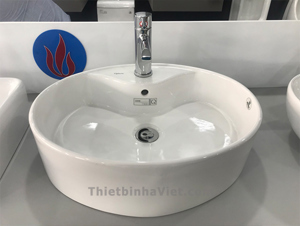 Chậu lavabo đặt bàn Viglacera CD19