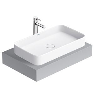 Chậu lavabo đặt bàn Viglacera CM01