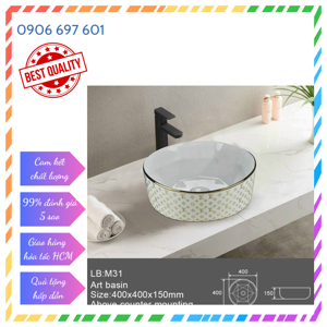 Chậu lavabo đặt bàn Zento LV007 (485x375x135mm)