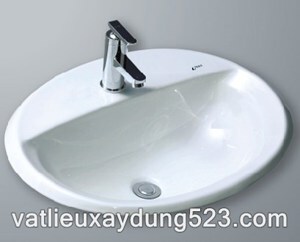 Chậu lavabo dương vành Inax AL-2395V