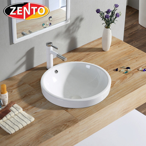 Chậu lavabo dương vành Zento LV6042