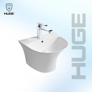 Chậu lavabo liền chân Huge H-LV161N