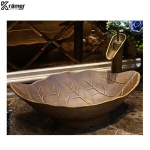 Chậu lavabo mỹ thuật Kramer KL-195