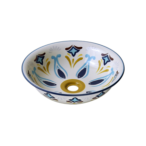 Chậu lavabo sứ mỹ thuật Kanly SU403