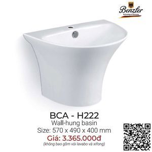 Chậu lavabo treo tường Benzler BCA-H222