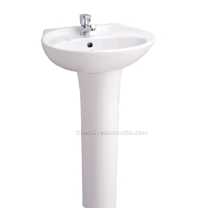 Chậu lavabo treo tường chân dài COTTO C013/C404