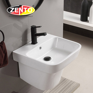 Chậu lavabo treo tường Luxury Zento LV500K