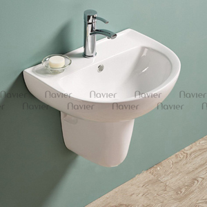 Chậu lavabo treo tường Navier NV-404