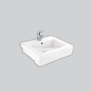 Chậu rửa Lavabo đặt trên bàn đá Viglacera CD5