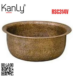 Chậu ngâm chân bằng đồng Kanly RSC314V