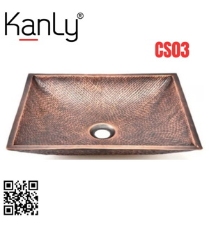 Chậu rửa bằng đồng Kanly CS03 (CS-03)