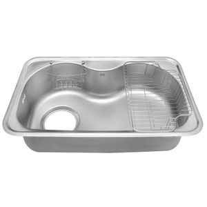 Chậu rửa bát 1 hố Hàn Quốc CICO HB85 (850x510mm)