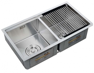 Chậu rửa bát 2 hố cân âm Royal ST7543