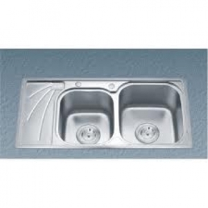Chậu rửa bát 2 hố có bàn Gorlde GD9037 (GD-9037)
