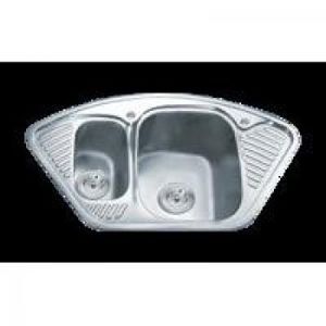 Chậu rửa bát 2 hố có hộp Inox Gorlde B2 (B-2)