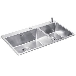 Chậu rửa bát 2 hố Kohler K-23846T-2HD-NA