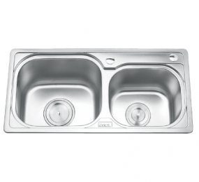 Chậu rửa bát 2 hố lệch Gorlde GD5602 (GD-5602)