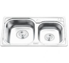 Chậu rửa bát Gorlde GD5502 (GD-5502) - 2 hố lệch