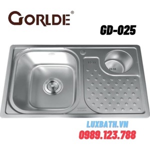 Chậu rửa bát 2 hố liền Gorlde GD025 (GD-025)