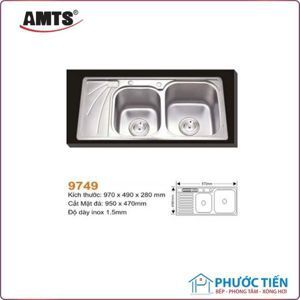 Chậu rửa bát AMTS - 9749