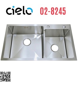 Chậu rửa bát Bancoot 2 hố CIELO 02