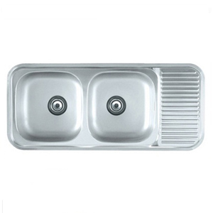 Chậu rửa bát Cico ISD-1100 - 2 hố 1 bàn