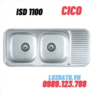 Chậu rửa bát Cico ISD-1100 - 2 hố 1 bàn