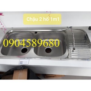Chậu rửa bát Cico ISD-1100 - 2 hố 1 bàn