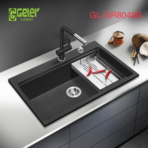 Chậu rửa bát đá 1 hố to Geler GL-GR 8048B